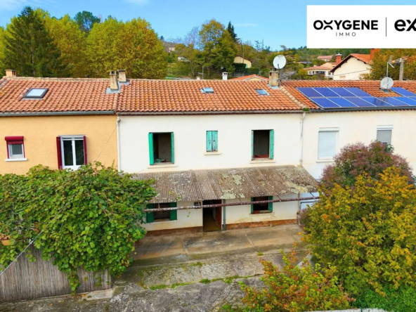 Maison mitoyenne à rénover avec grand jardin à Espéraza (11260)