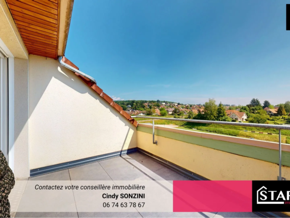 Appartement lumineux avec deux terrasses à Essert - 81 m² rénovés