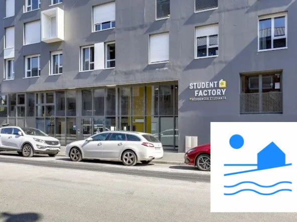 Investissement locatif au Havre - Studio meublé 18,72 m² avec parking