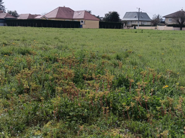 Terrain constructible à Denguin de 1106 m² dans lotissement résidentiel