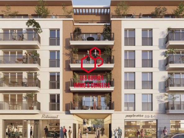 Appartement T1 neuf à vendre à Drancy - 34 m² avec balcon et proximité commodités
