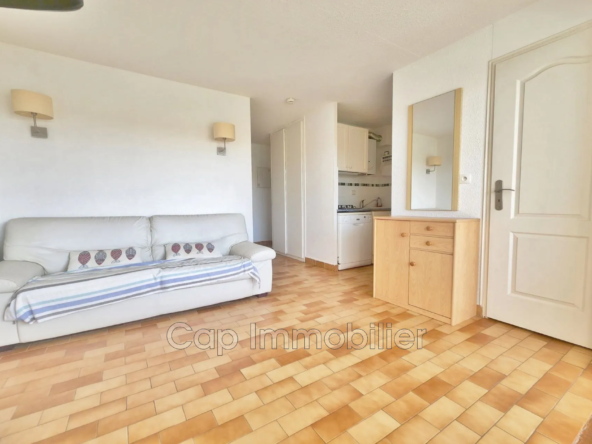 Appartement 3 pièces avec loggia à Cap d'Agde, accès plage et parking privé