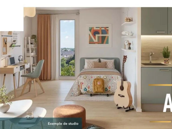 Investissement immobilier étudiant à Trélazé près d'Angers : 14 appartements neufs