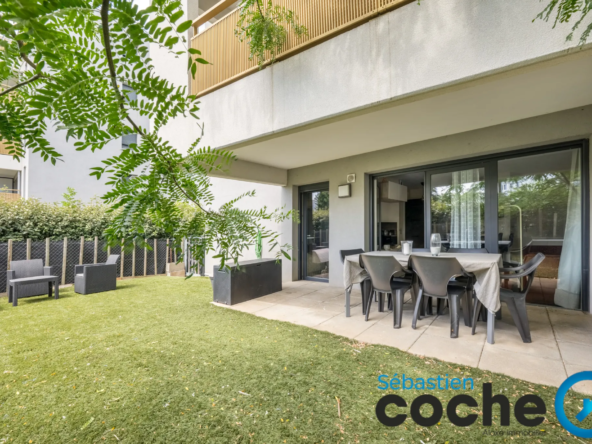 Appartement 2 pièces avec jardin à Saint-Priest — Proche tram T2, construction 2019