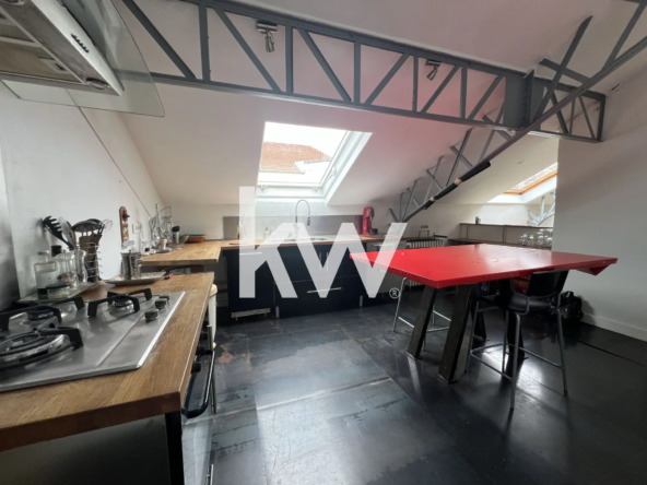 Appartement loft atypique avec cachet industriel à Saint-Étienne à vendre