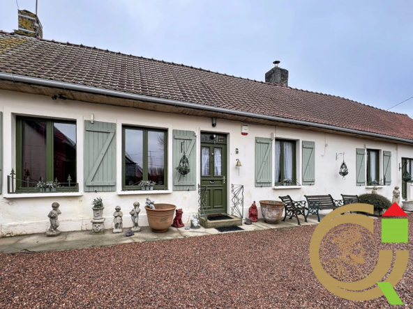 Longère charmante à vendre à Grigny – Maison de 107 m² avec potentiel d'aménagement