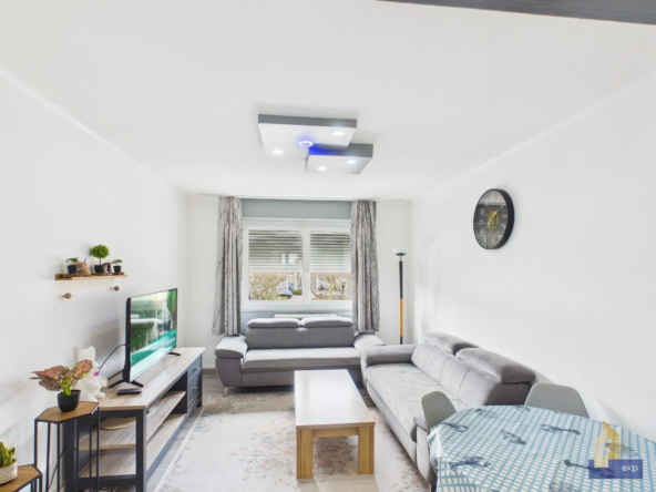 salon lumineux Appartement de 71,52 m² à Colmar quartier Europe – Investissement locatif clé en main