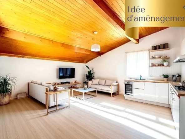 Appartement T3 à rénover avec terrasse à Marignier - Dernier étage, proche commodités