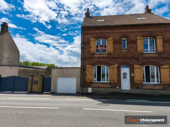 Charmante maison de ville en briques à Abbeville, proche gare et centre-ville