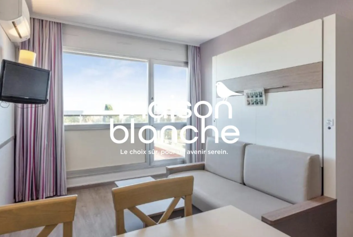 Investissement locatif LMNP à Antibes - Studio meublé solide et sécurisé 