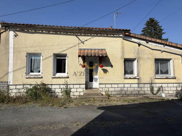 Maison en pierre à vendre avec grand terrain et dépendance à Secondigny