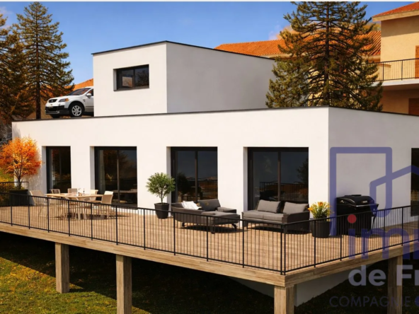 visuel  Terrain constructible sécurisée à Saint-Étienne avec permis accepté