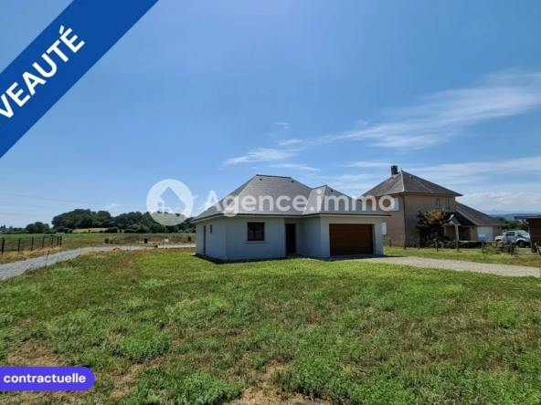 terrain constructible de 816 m² à Géronce, proche d'Oloron, viabilisé et dans un environnement calme