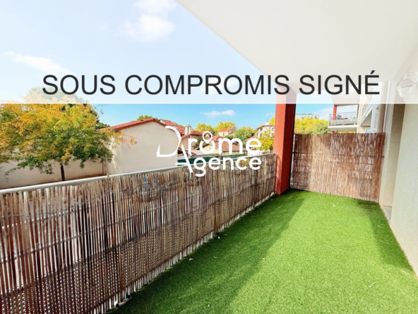 Appartement T2 loué avec terrasse à Valence - Investissement locatif