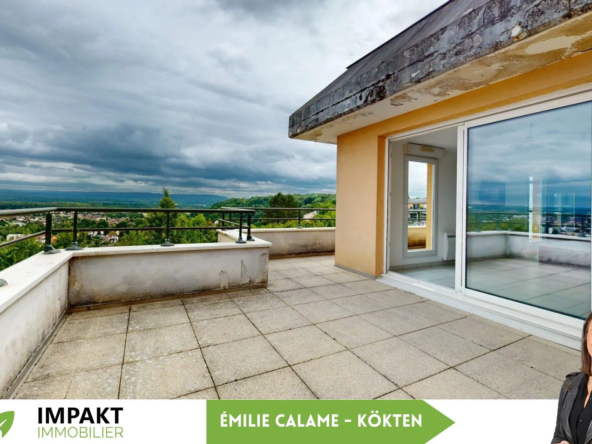 Superbe appartement T4 avec terrasse et piscine à Sermamagny