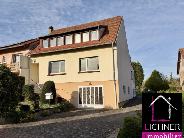 Maison familiale de 145 m² avec jardin et garage à Alsting, calme et lumineux