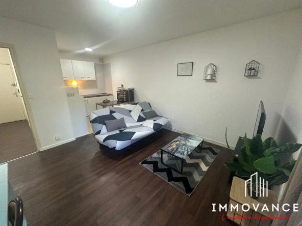 Studio meublé de 27 m² avec parking à Montpellier, idéal investissement