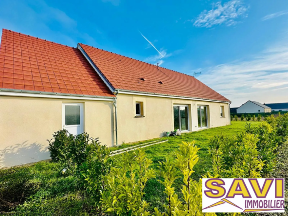 Maison neuve de plain-pied à Montcresson avec terrain de 900 m²