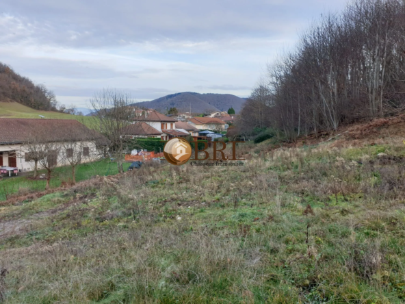 Terrain à bâtir de 1104 m² à Chireins, proche écoles et lac