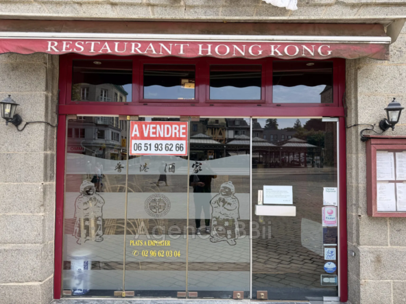 Fonds de commerce restaurant à Saint-Brieuc - Emplacement central et attractif