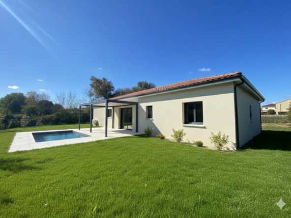 Construction d'une villa moderne de 95 m² à Labastide Beauvoir, conforme RE 2020