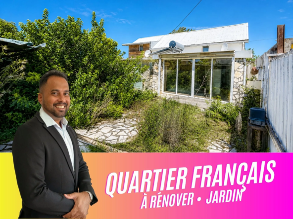 Grande maison à rénover avec volumes et dépendance à Sainte-Suzanne