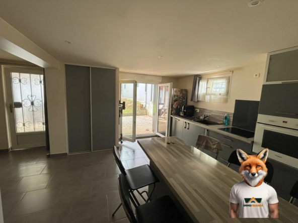 Appartement T2 à vendre avec jardin, garage et faibles charges à Saône