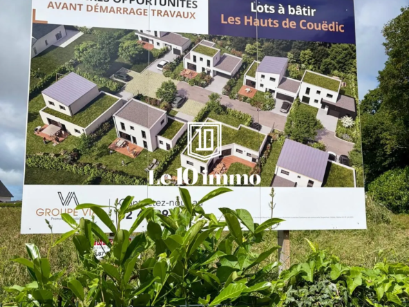 Terrain à bâtir de 394 m² à Brec'h - Emplacement privilégié en sortie de bourg