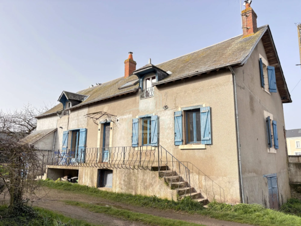 Maison 130 m² avec 3 chambres, bureau et jardin à Villeperdue