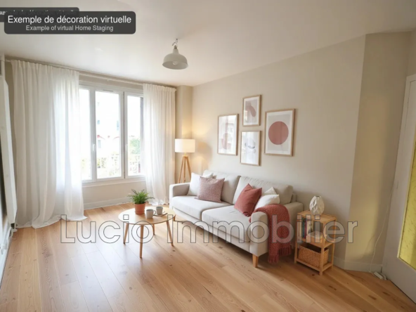 A vendre appartement 3 pièces à Saint-Denis, 61 m² avec cave et loggia