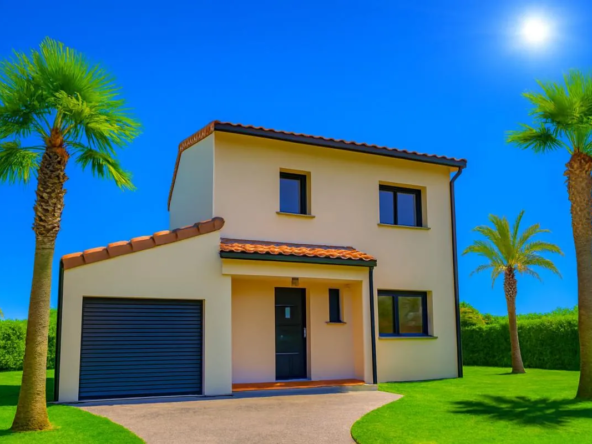 Maison neuve T4 personnalisable à Pujaudran avec jardin et normes RE 2020