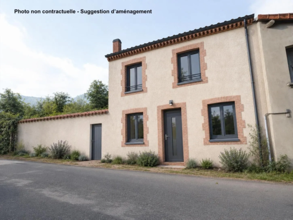Maison en pierre à vendre à Sugères avec terrain constructible