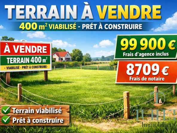 Terrain viabilisé de 400 m² à Arvert pour construire votre maison individuellement