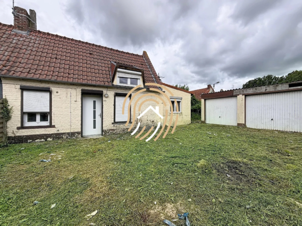 Maison à rénover avec potentiel à Raimbeaucourt – 56 m², jardin et garage