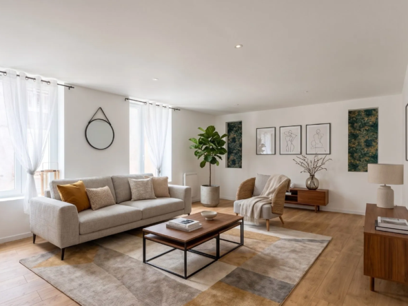 A vendre appartement duplex rénové avec extérieur à Maxéville