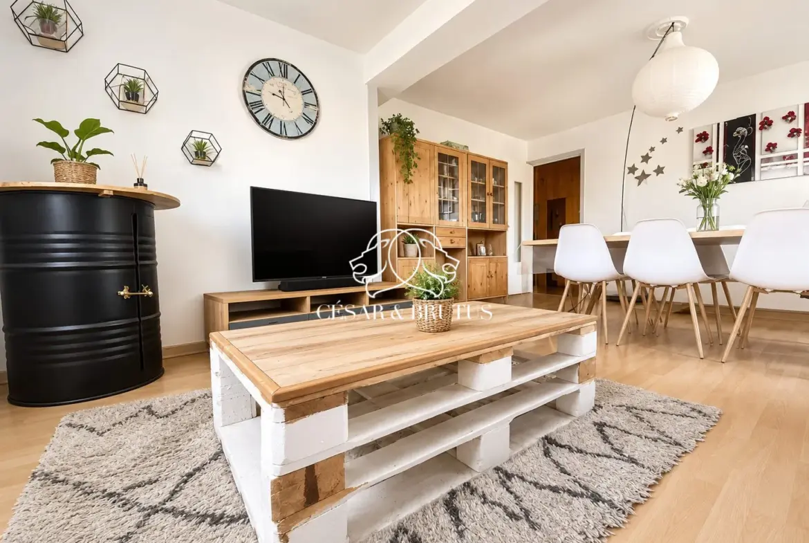 Appartement familial 5 pièces à Bron Terraillon – Lumineux et modulable 