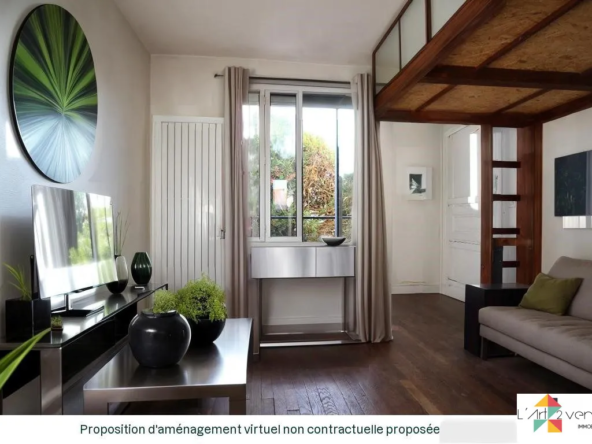 Studio à Athis-Mons avec jardin, parking privé, faibles charges