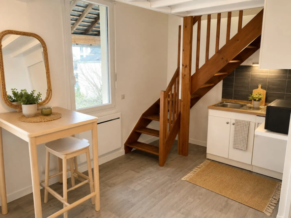 Studio meublé à Rennes Thabor avec locataire en place - Investissement sécurisé