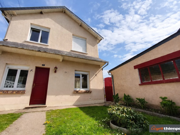 Maison individuelle à Fressenneville avec 2 chambres, garage et jardin - Opportunité à saisir