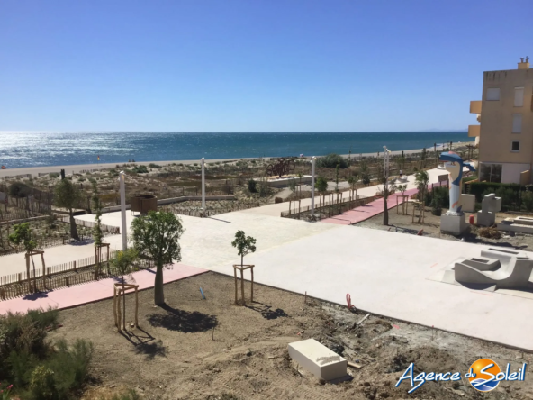 Appartement T2 avec vue mer et accès plage au Barcarès