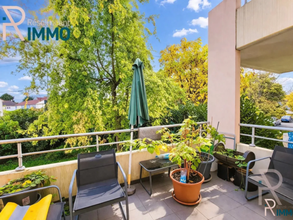 Appartement T2 loué avec garage et balcon à Horbourg-Wihr - Investissement sécurisé