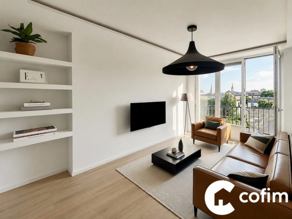 Appartement T3 entièrement rénové avec balcon et vue sur Tarbes