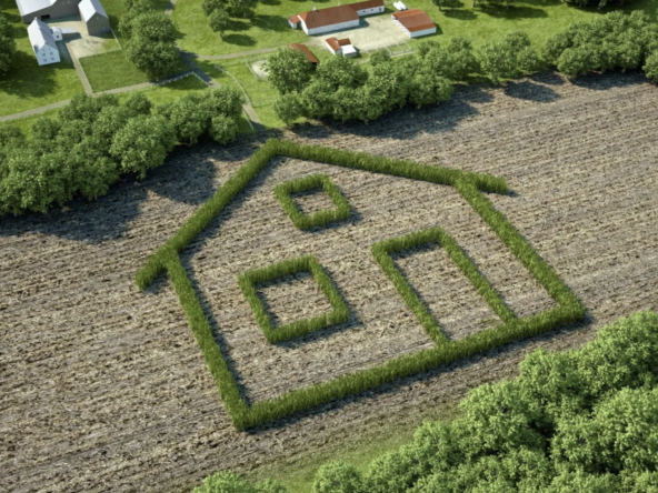 Terrain constructible divisible à vendre à Chaingy