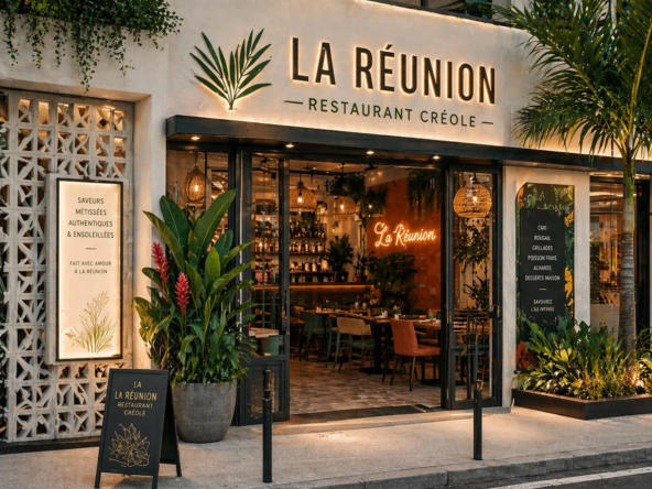 Opportunité d'investissement dans un restaurant à Saint-Denis avec appartement inclus
