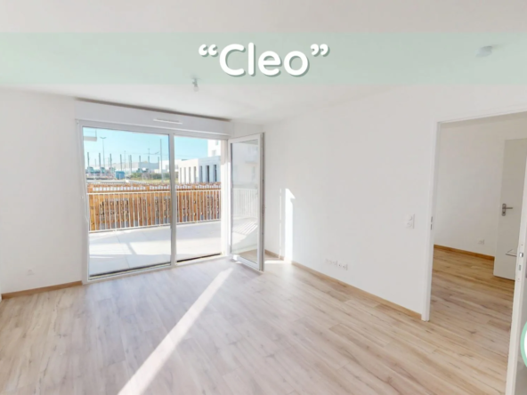 Appartement T2 neuf avec terrasse et parking à Fleury-sur-Orne