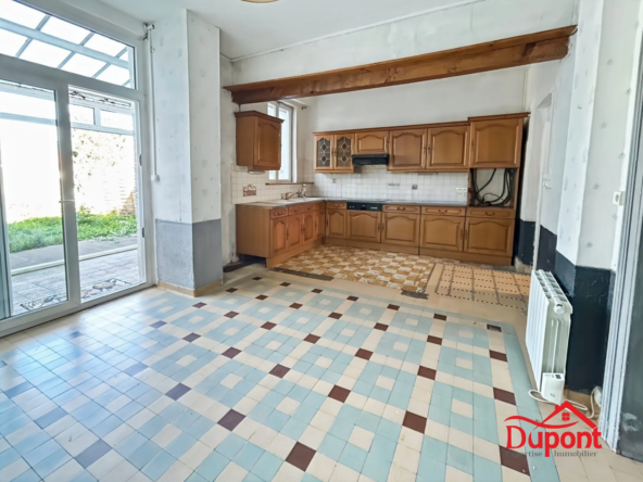 Maison à rénover de 78 m² avec jardin à Cambrai – Investissement ou résidence