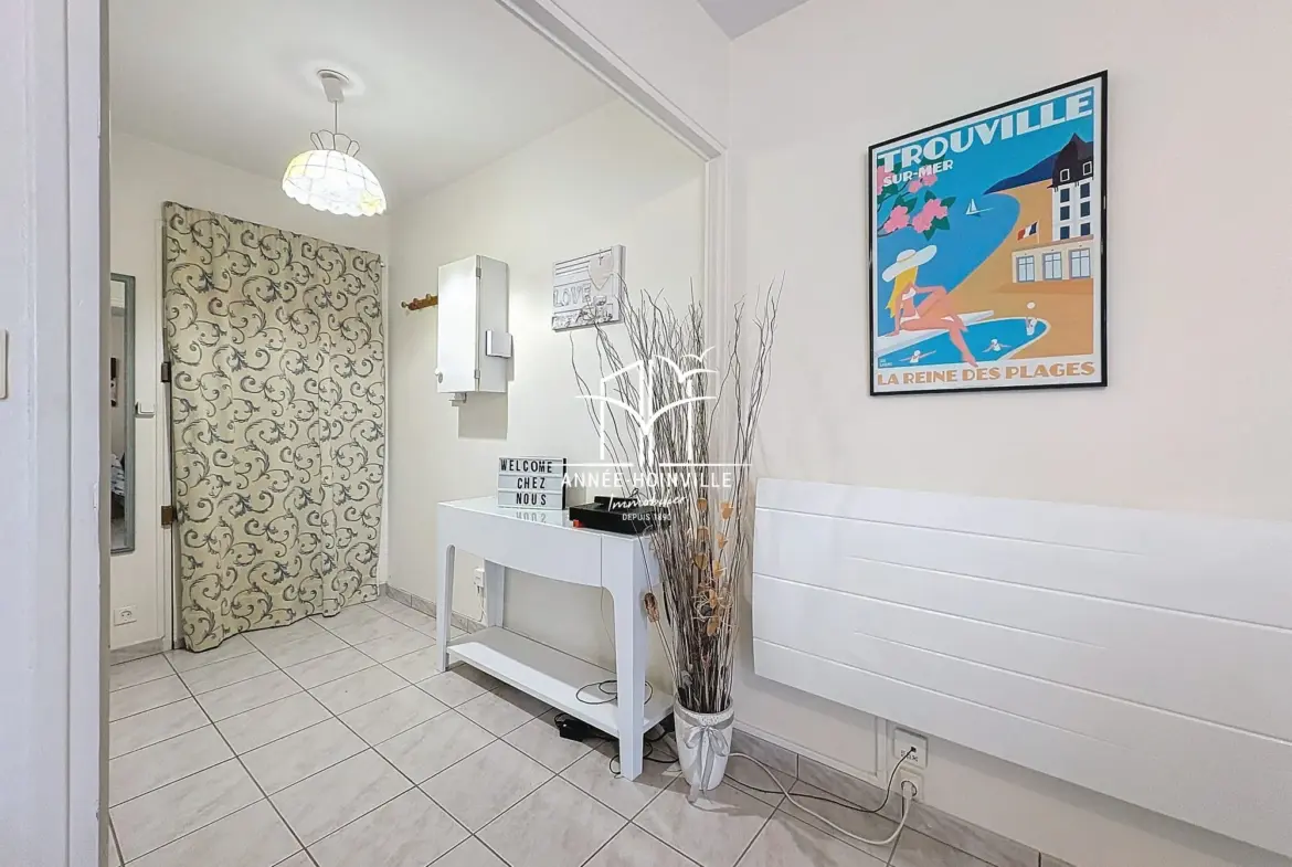 Appartement T2 lumineux avec balcon, parking à Touques proche Trouville-sur-Mer 