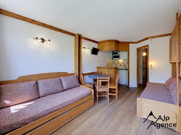Studio à vendre à AIME 2000, vue pistes, proche galeries, idéal vacances