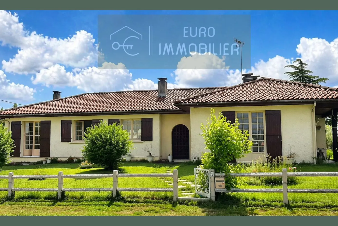 Grande maison familiale de 215 m² à Bazas avec studio et jardin 