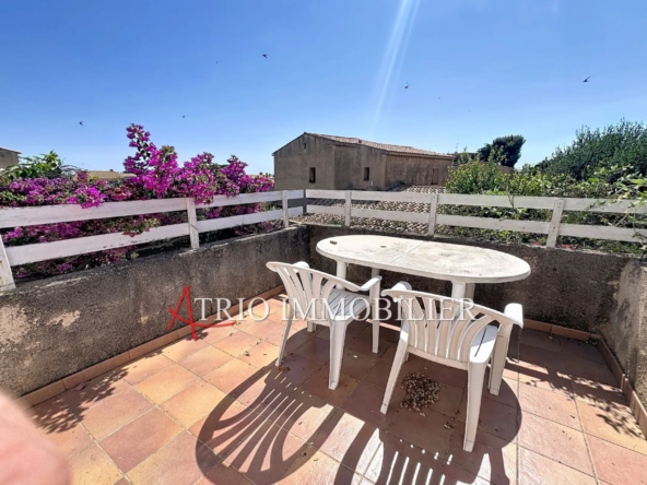 Vente d'un grand studio duplex à Cagnes-sur-Mer avec terrasses
